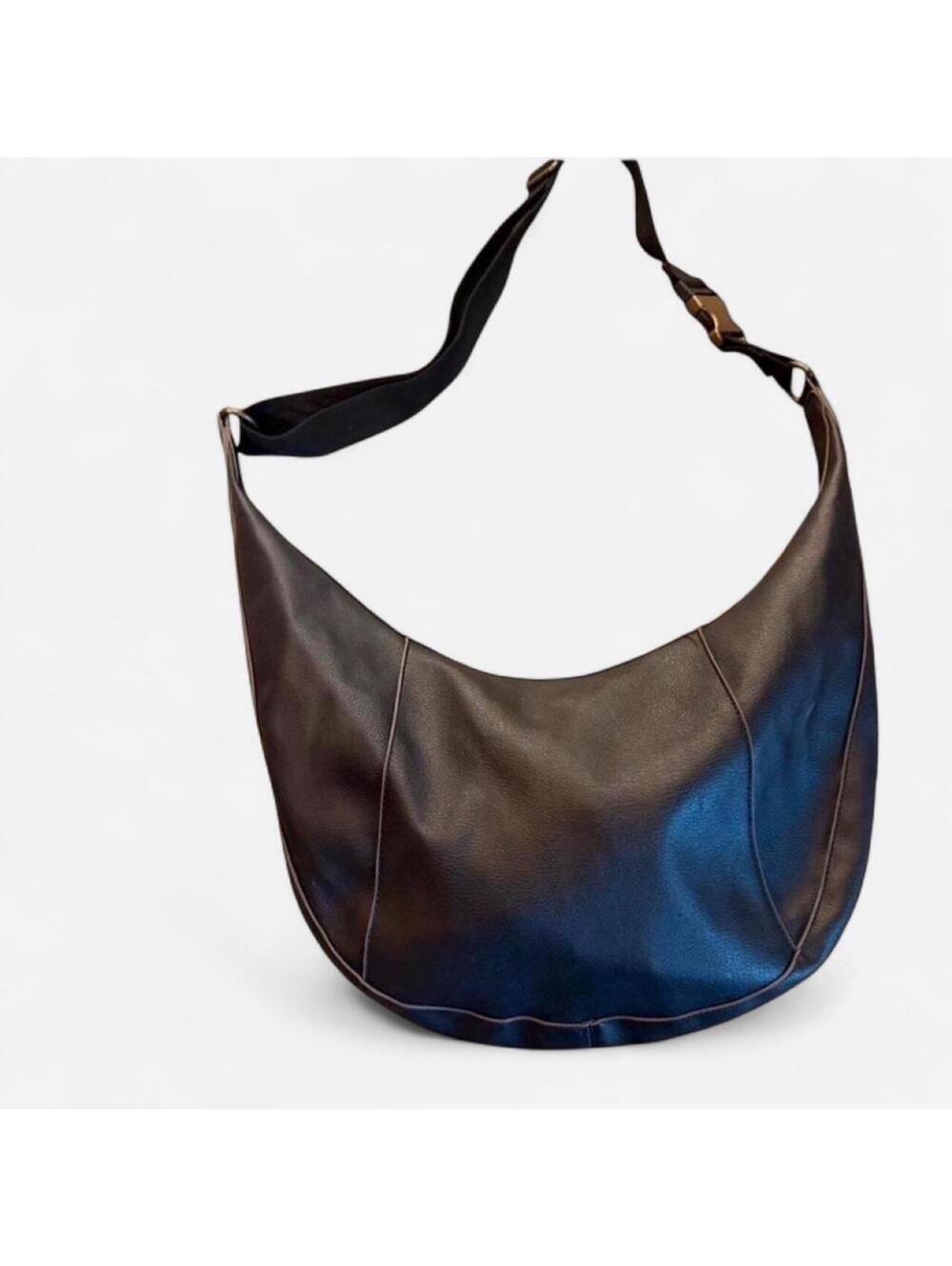 Women's Brown and Black Bag